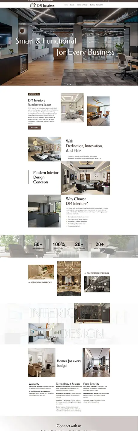 Website Design Portfolio | VS Techno Solutions Hyderabad