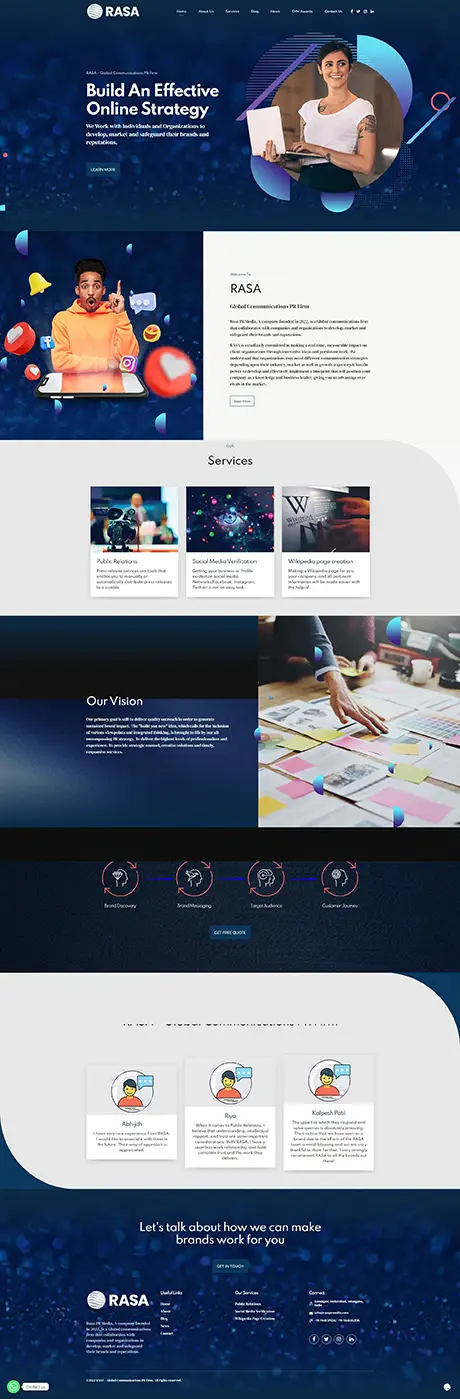 Website Design Portfolio | VS Techno Solutions Hyderabad